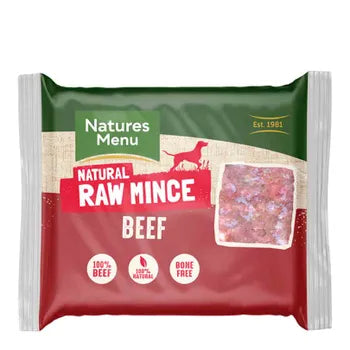 Natures Menu Frozen All Beef Mince 400g