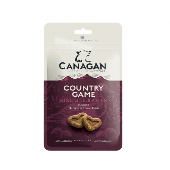 Canagan Game Dog Biscuit Bakes 150g - Clearway Pets