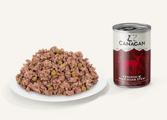 Canagan Venison & Wild Boar 400g Can - Clearway Pets