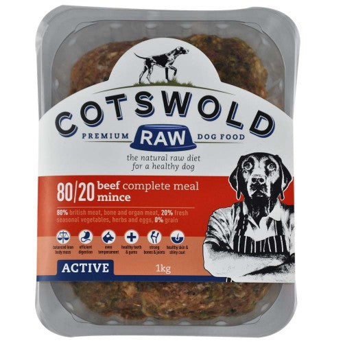 Cotswold Raw Beef Mince 1Kg - Clearway Pets