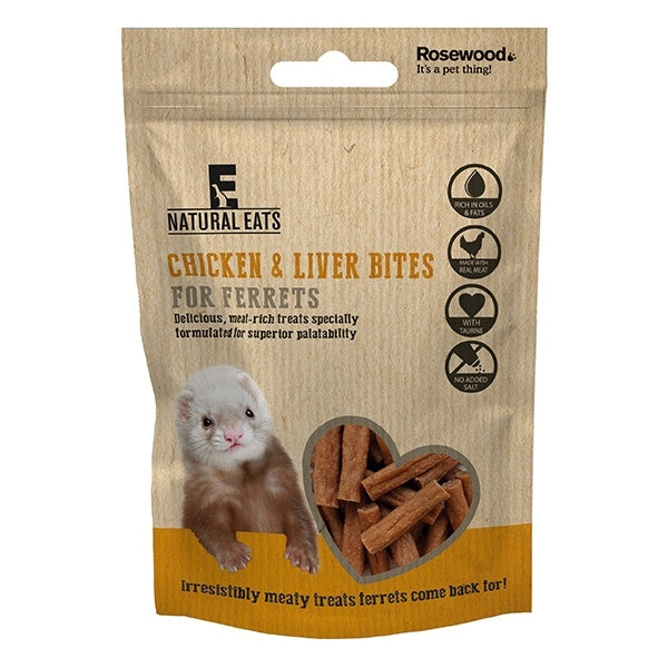 Chicken & Liver Ferret Bites 50g
