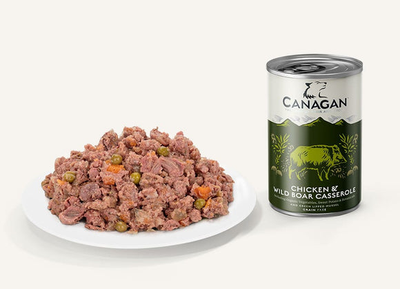 Canagan Chicken and Wild Boar 400g Can - Clearway Pets