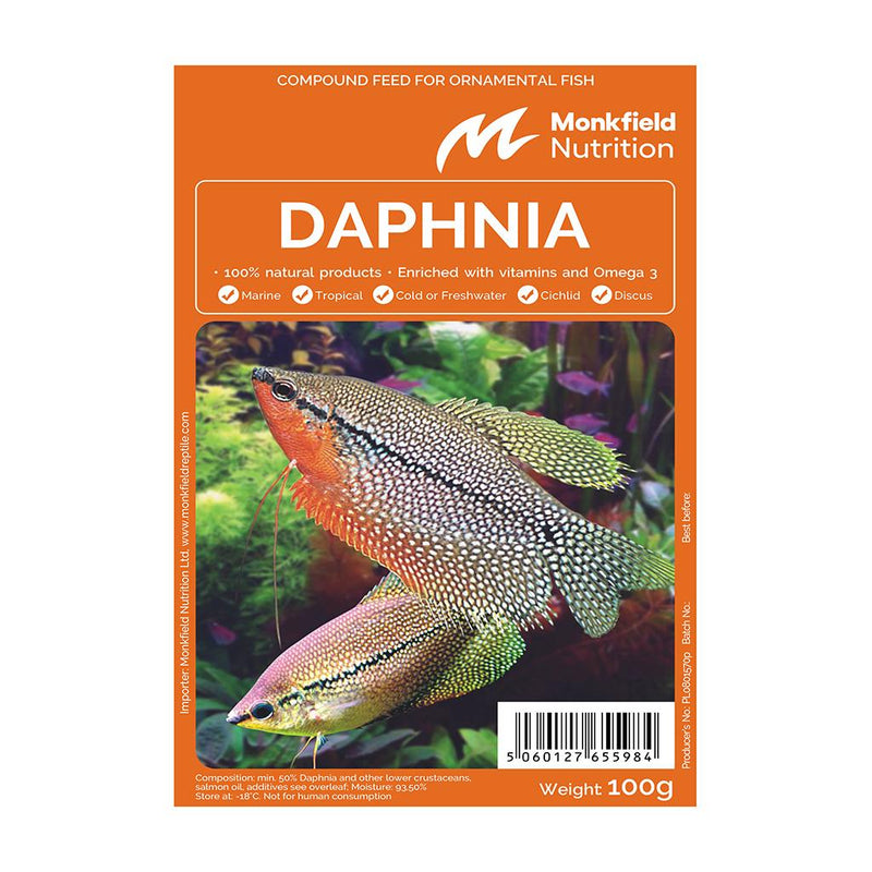 Monkfield Daphnia Frozen Fish Food