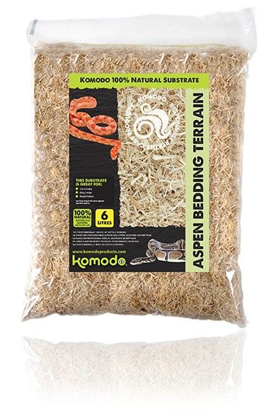 Komodo Aspen Bedding 12l