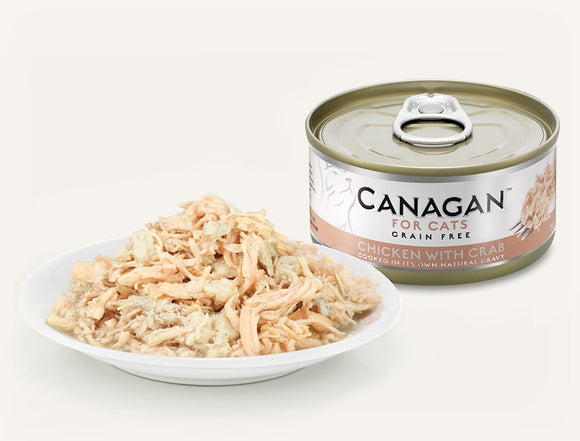 Canagan Cat Can Chicken with Crab 75g - Clearway Pets