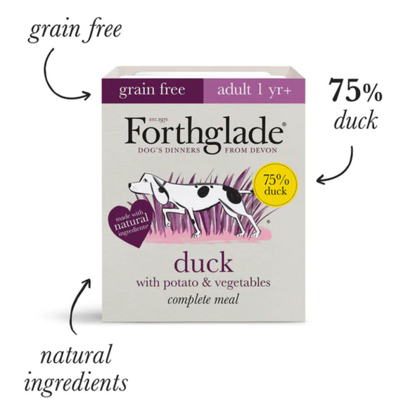 Forthglade Complete Duck & Veg 395g - Clearway Pets