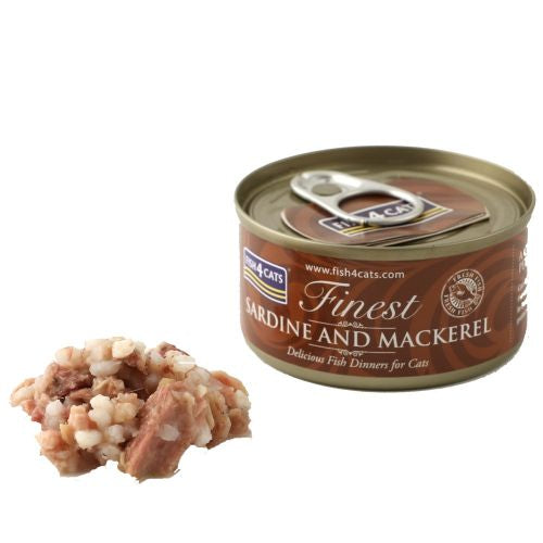 Fish4Cats Sardine With Mackerel 70g - Clearway Pets