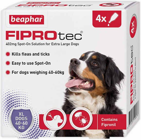 Fiprotec Spot On XLarge Dog (4 Pipettes) - Clearway Pets