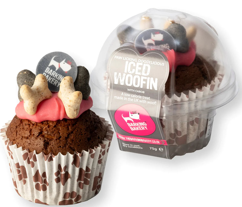 Barking Bakery Pink Iced Carob Woofin