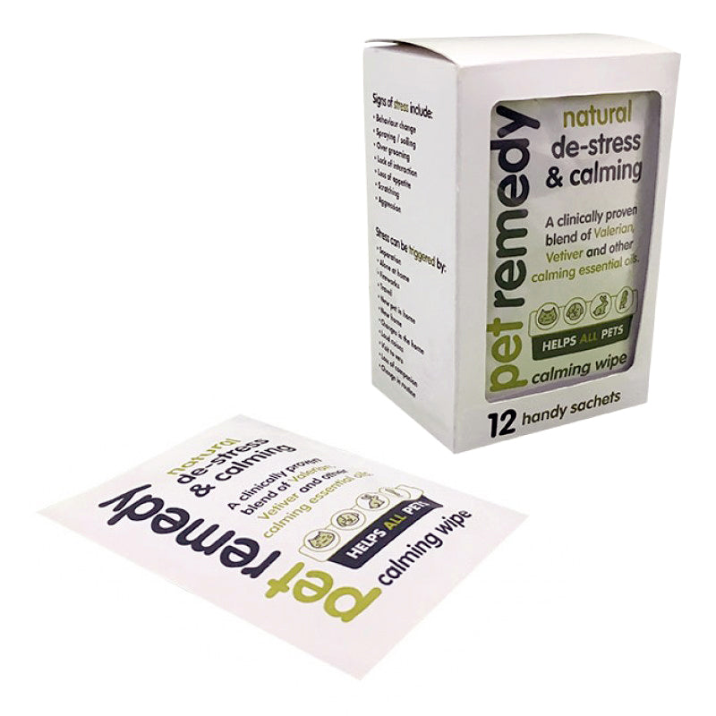 Pet Remedy Calming Wipes x12