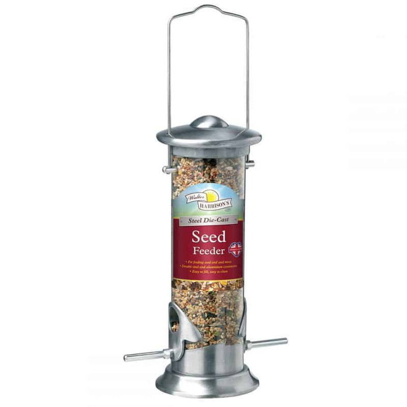 Harrisons Steel DieCast Seed Feeder 20cm - Clearway Pets