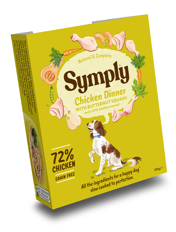 Symply Tray Adult Chicken Dinner 395g