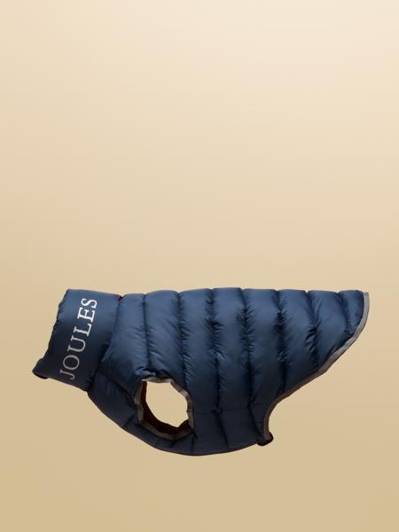 Joules Moorsdale Navy Puffer Coat Small