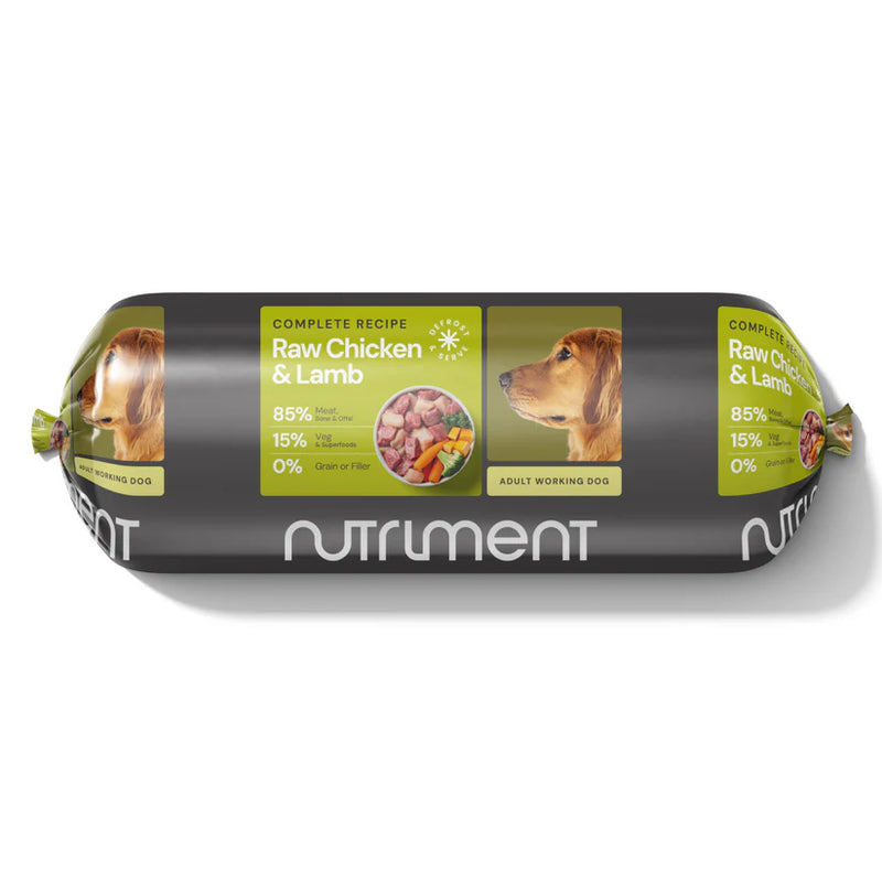 Nutriment Dog Frozen Chicken & Lamb Chubb 1.4kg
