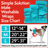 Simple Solution Washable Male Wrap Med
