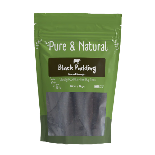 Pure & Natural Black Pudding Gourmet Sausages 20cm 1kg