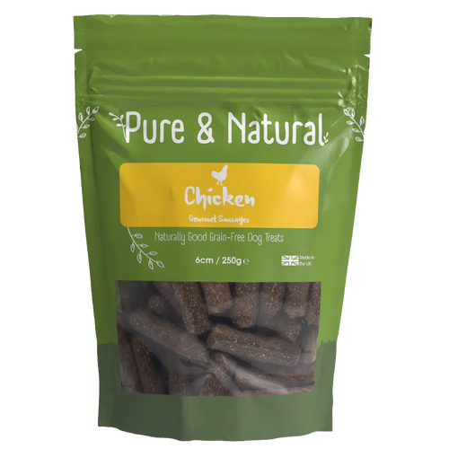 Pure & Natural Chicken Sausages 6cm 250g
