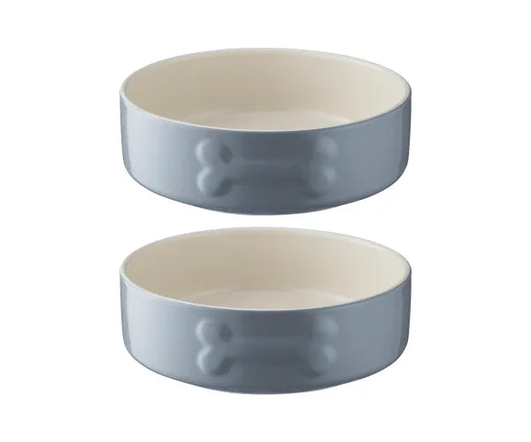 Mason Cash ColourMix Grey Dog Bowl 15cm