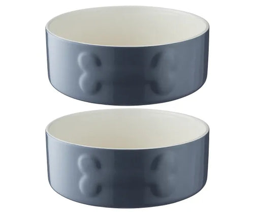 Mason Cash ColourMix Grey Dog Bowl 20cm