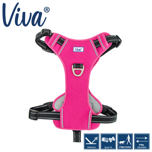 Viva Travel Harness Pink L 60-85cm