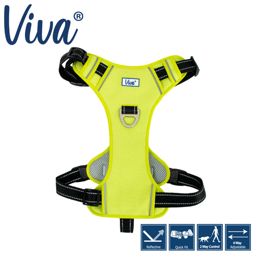 Viva Travel Harness Lime M 45-65cm