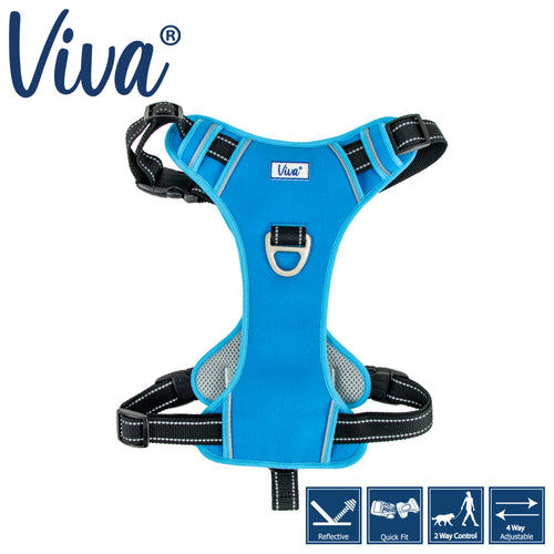 Viva Travel Harness Blue L 60-85cm
