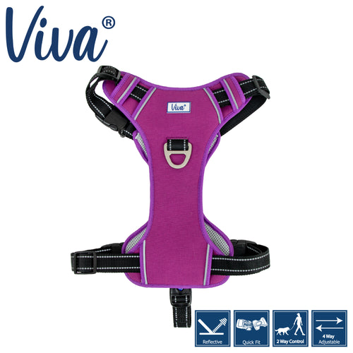 Viva Travel Harness Purple S 35-45cm