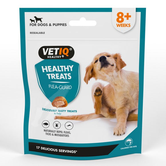 M & C VetIQ Flea Guard Treats for Dogs & Puppies 70g