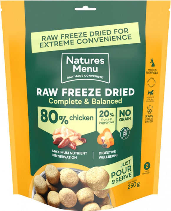 Natures Menu Freeze Dried 80/20 Chicken 250g