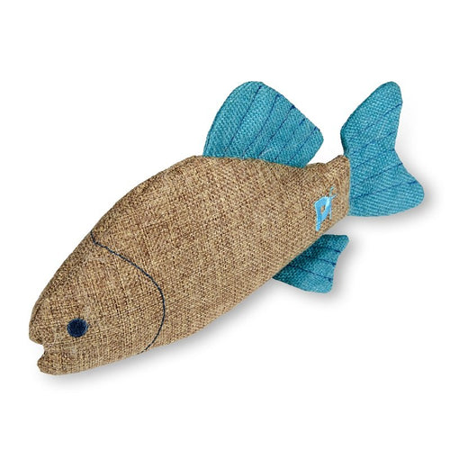 PETFACE LARGE CATNIP FISH PLUSH CAT TOY