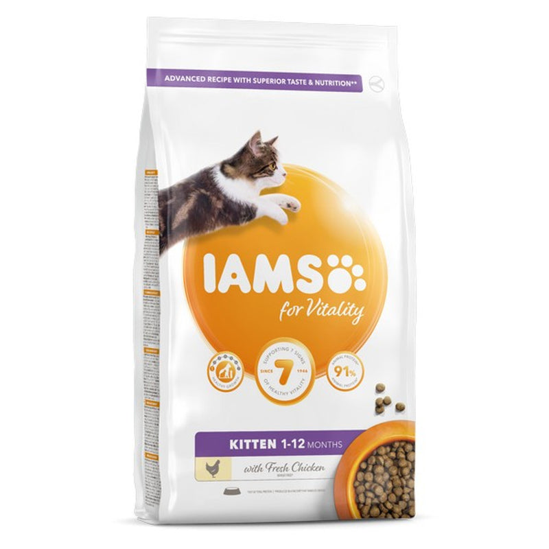 Iams Vitality Kitten Chicken 800g