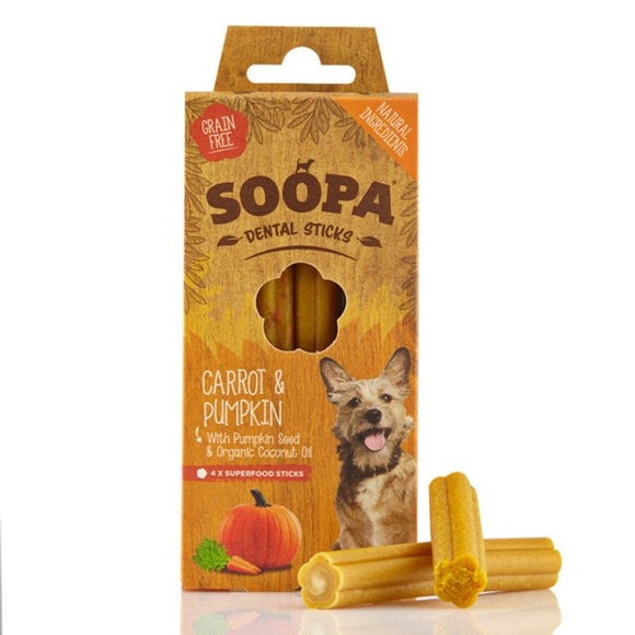 Soopa Carrot & Pumpkin Dental Sticks 100g