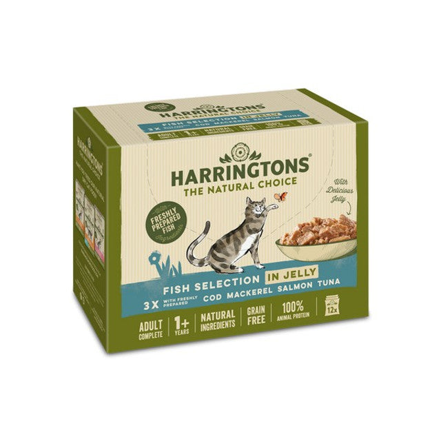 Harringtons Cat Fish in Jelly 12 x 85g