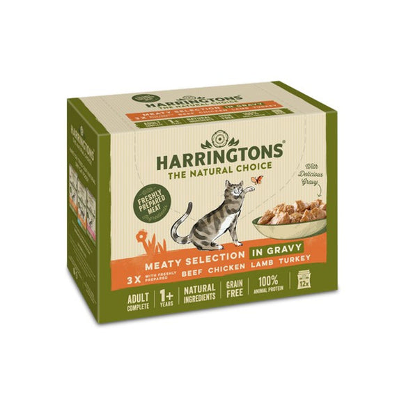 Harringtons Cat Meaty Selection 12x85g