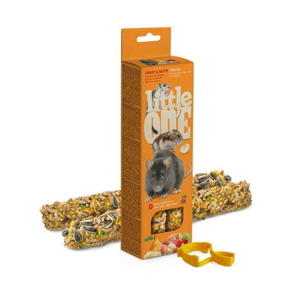 Little One Sticks Fruit And Nuts 2x60G