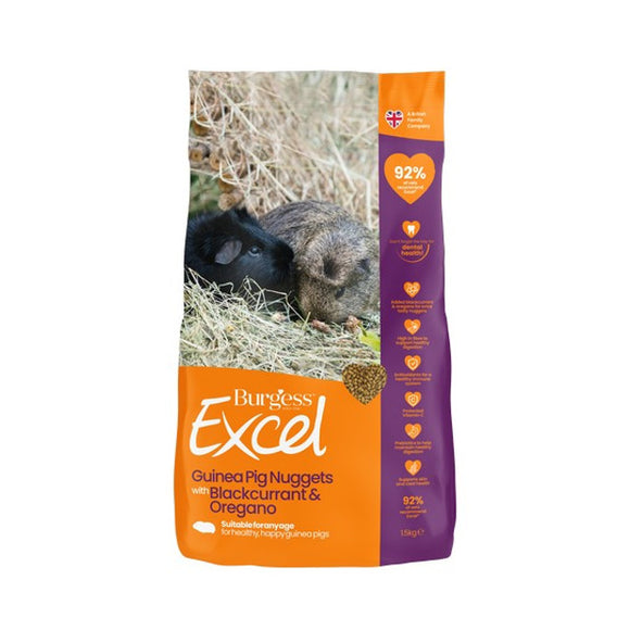 Excel Adult Guinea Pig Blackcurrent 2kg