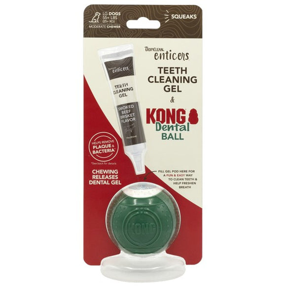 TropiClean KONG Dental Ball Kit Large