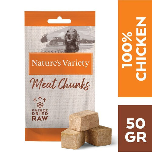Natures Variety 100% Chicken Chunks 50g