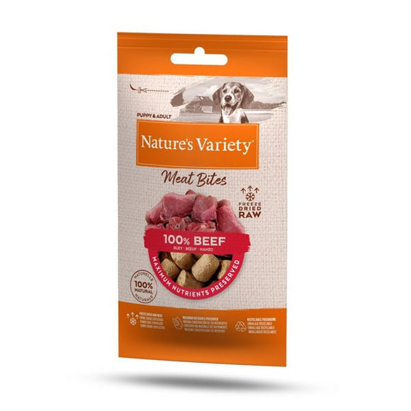 Natures Variety Meat Bites Beef 20g