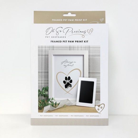 Oh So Precious Paw Print Ink Frame A5