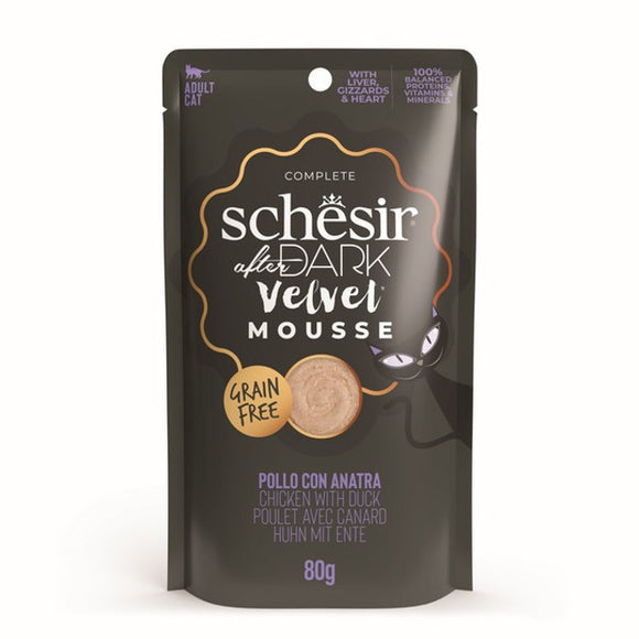 Schesir Velvet Adult Cat Chick&Duck 80g