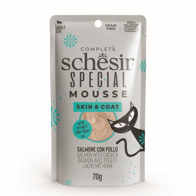 Schesir Adult Cat Skin & Coat 70g