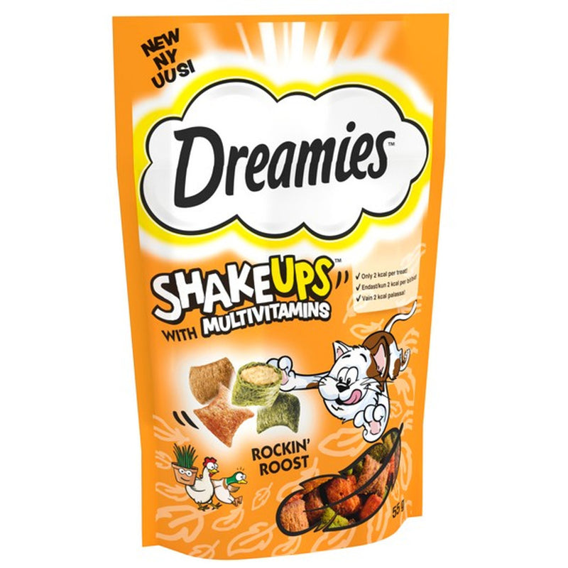 Dreamies Shakeups Rockin Roost Cat Treats 55g