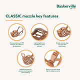 CoA Baskerville Basket Muzzle Size 3