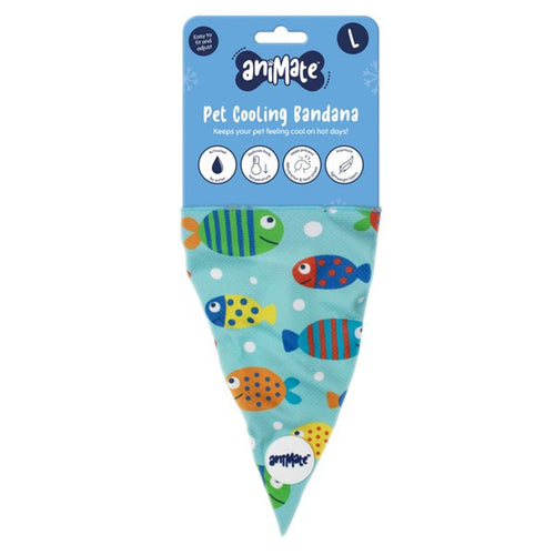 Animate Fish Cooling Bandana Large