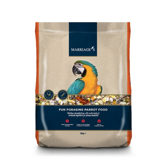 Marriages Fun Foraging Parrot Food 2Kg