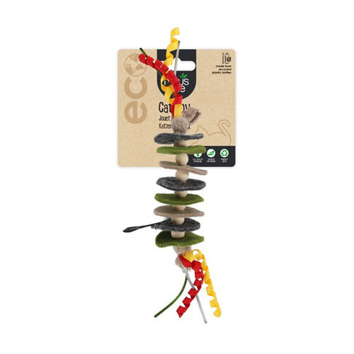 All For Paws Minus One Classic Felt Cat Rope Toy