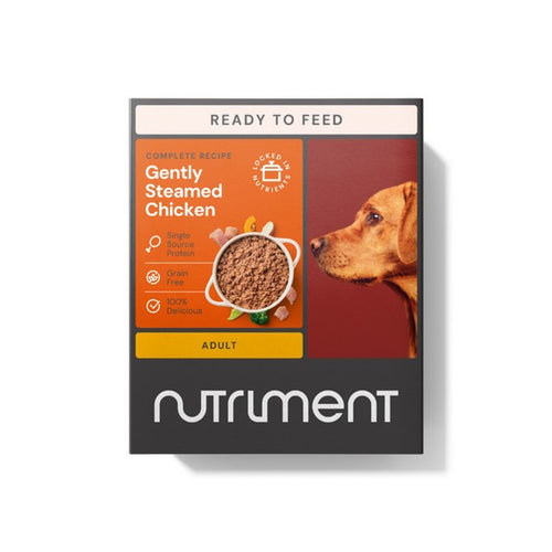 Nutriment Gently Steamed Chicken Adult Dog 395g