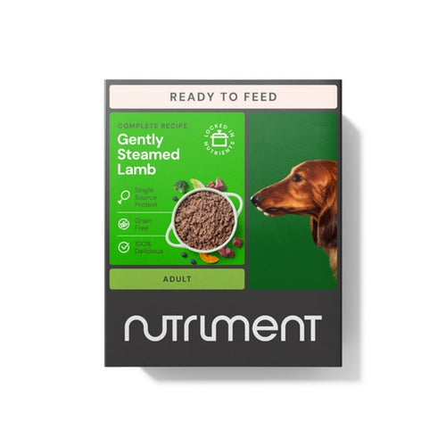 Nutriment Gently Steamed Lamb Adult Dog 395g