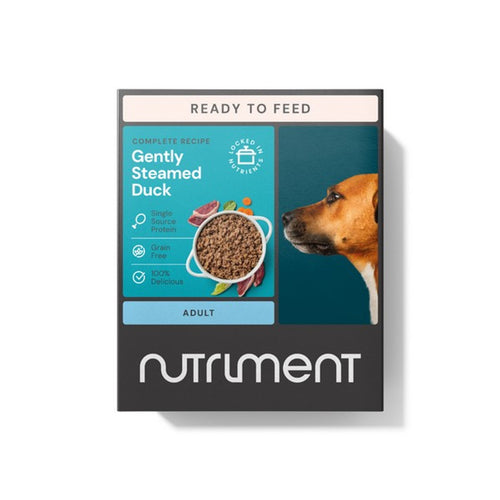 Nutriment Gently Steamed Duck Adult Dog 395g